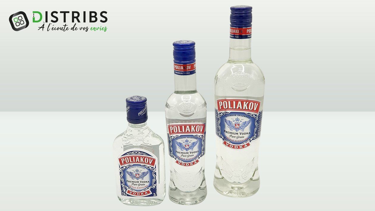 Poliakov Vodka (20 cl, 35 cl, 70 cl) - Vente en ligne Meaux 77